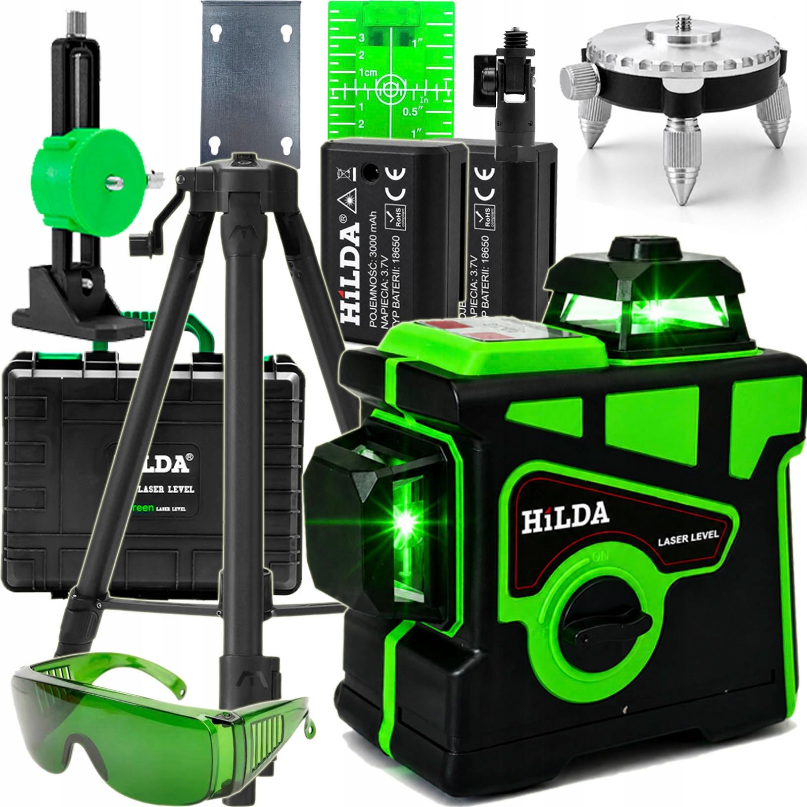 POZIOMICA LASEROWA SAMOPOZIOMUJĄCA HILDA 3D LASER