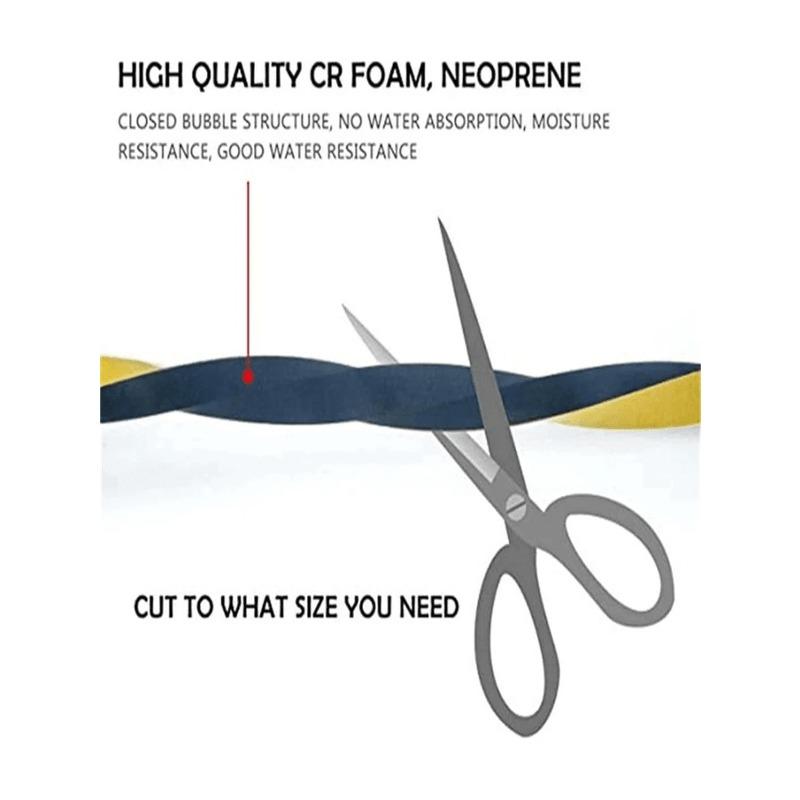 High Quality Self-Adhesive Sealing Strips - Door & Window Waterproof Tape, Soundproof Barrier, Dust-Proof Sealing Strips - Easy Installation