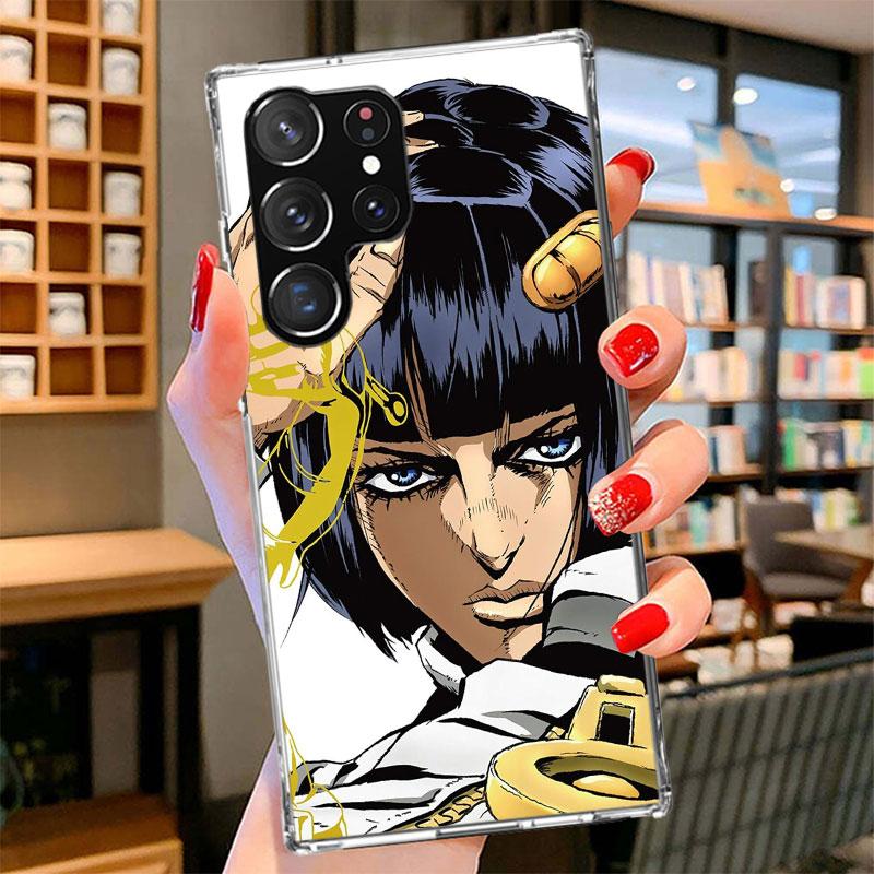 JoJo Adventure Bruno Buccellati Phone Case For Samsung Galaxy S26 S25 Edge S24 Ultra S23 S22 Plus S21 S20 FE Soft Fundas Shell G