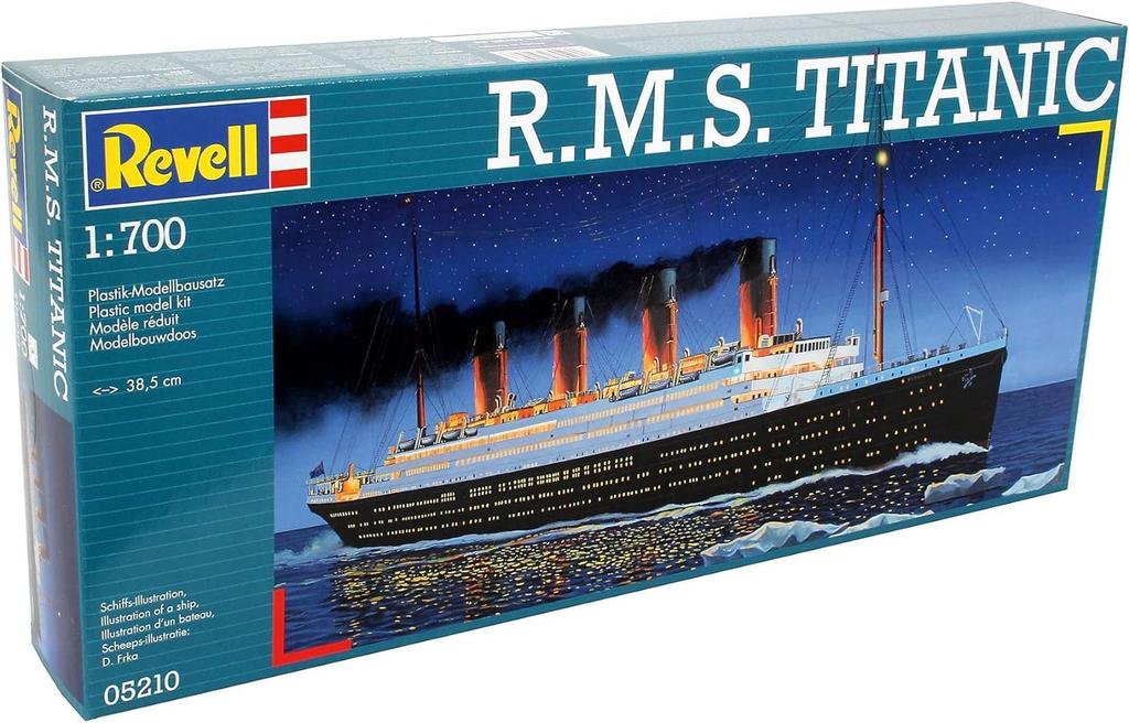 Deutsch Revell 1/700 R.M.S. Titanic 05210 Plastikmodell
