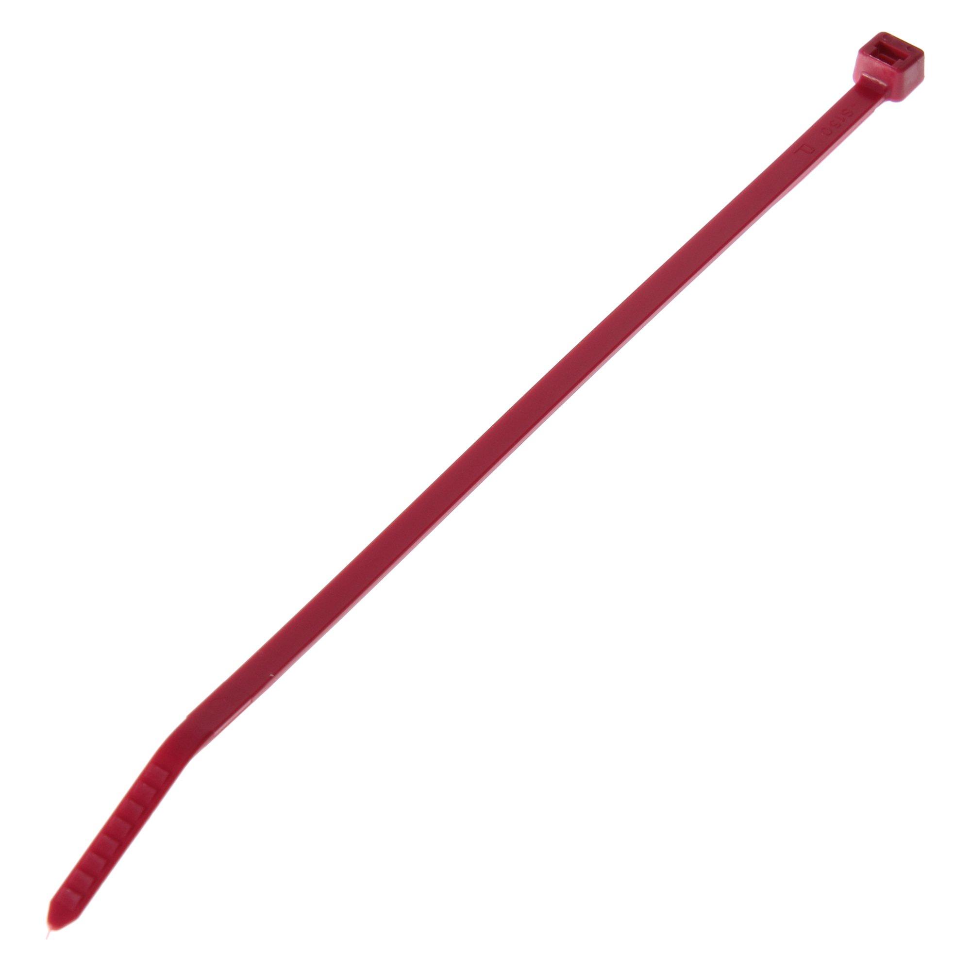

Panduit PLT4S-C2 Cable Tie, Locking, Standard, Nylon 6.6, 14.5-Inch Length, Red (100-Pack)