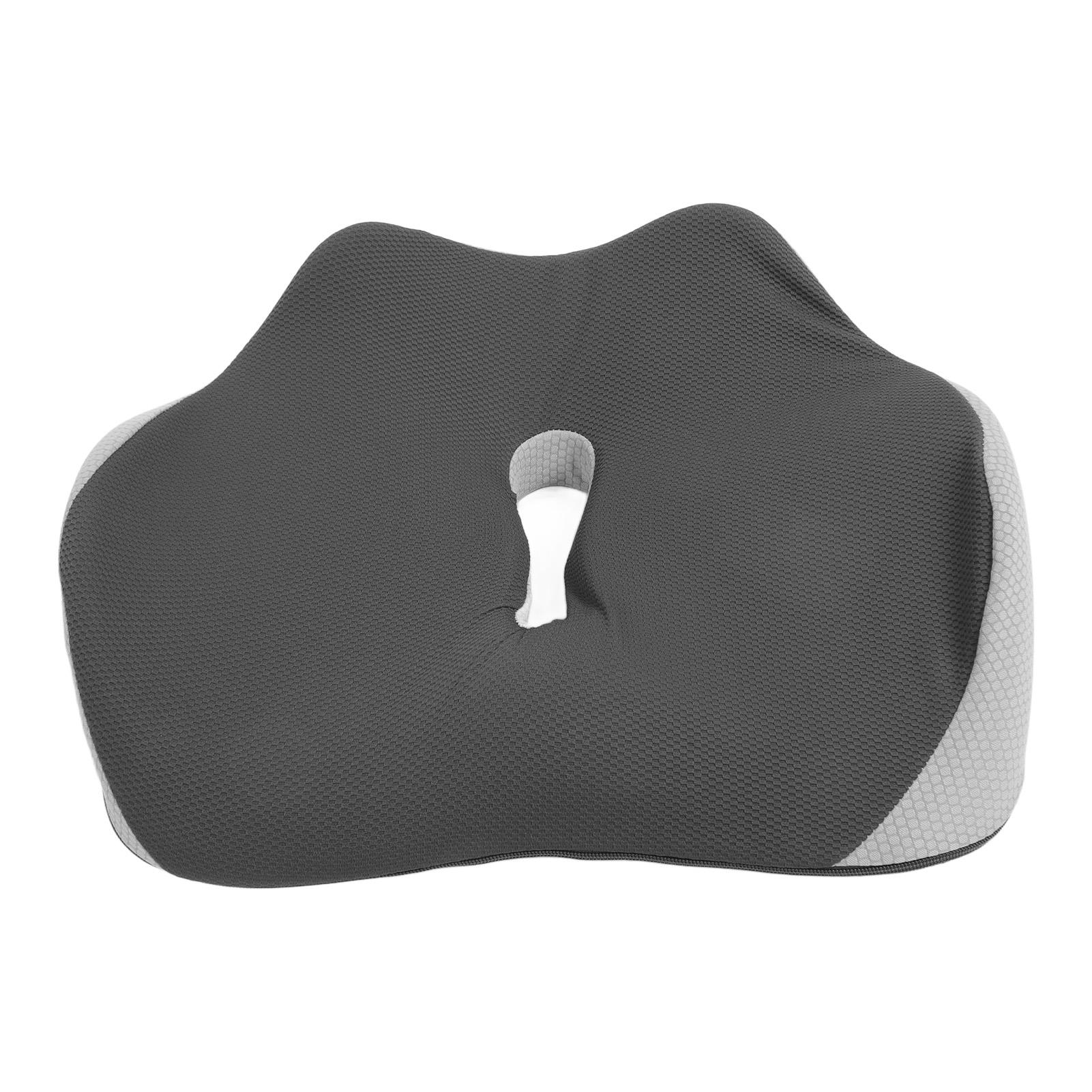 

Подушка сиденья для долгого сидения с эффектом памяти, медленно восстанавливающая форму, дышащая подушка для офисного стула для копчика серый