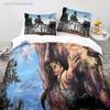 3D Print Game Tomb Raider Bedding Set Bedroom Soft Modern Bedspreads Comefortable Kids Duvet Cover Quilt Cover And Pillowcase