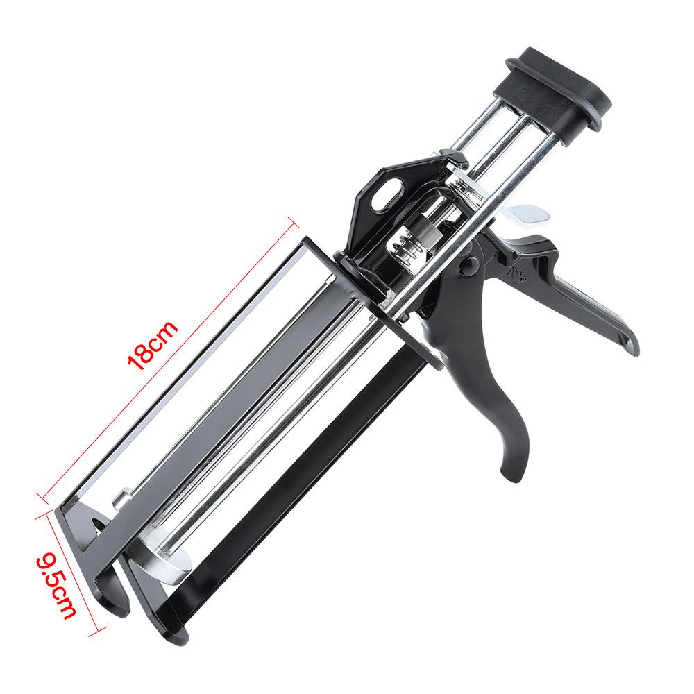 250ml 10:1 Manual Hand Caulking Gun AB Adhesive Dispenser Gun Dual Epoxy Gun чёрный