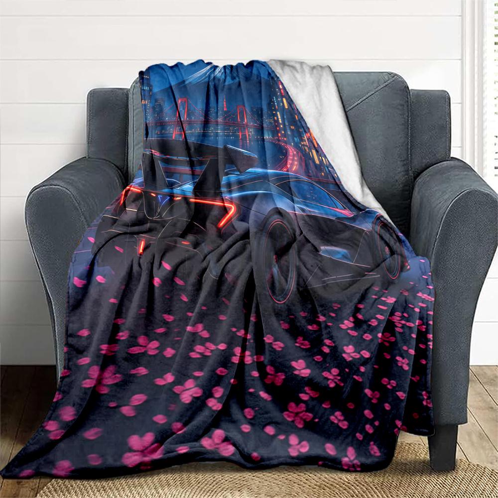 Forza Horizon Flannel Blanket, High quality Comfortable for All Seasons, Home Decor, Warmth and Comfort