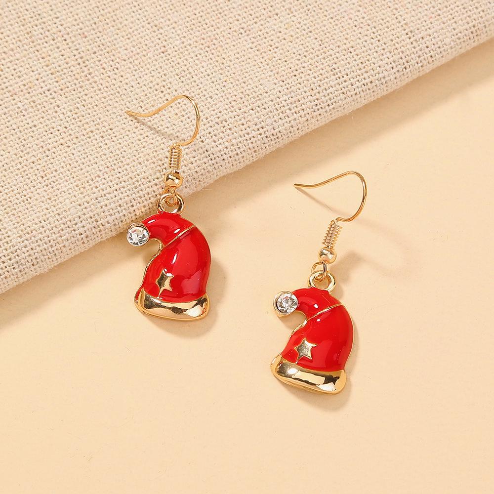 European & American Christmas Series Cute Stud Earrings - Popular and Stylish Jewelry