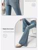 High-Waisted Stretch Slim Fit Micro Flare Jeans - Plus Size Women's 2025 Spring/Autumn Collection