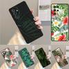 Palm Tree Leaves Plant Flower Silicone Phone Case For Samsung Galaxy Note 10 Pro S26 S25 S24 S23 S22 S21 Plus Ultra Capa Cover
