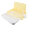 Dog  ing Toilet with Pee Wall Large Size Easy Cleanup Leakproof Stable Structure Puppy Potty Tray for Medium Large Dogs