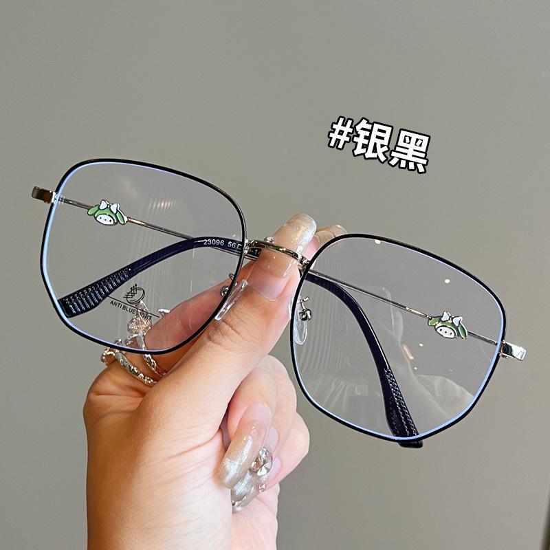 

Square Shape Women s Glasses Korean Stylish Anti Blue Light Glasses Frame High Quality Decorative Glass