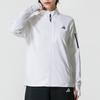 Adidas Own The Run Night Running Reflective Windproof Water-Resistant Insulated Stand Collar Long Sleeve Running Jacket Women jackets White JW9649