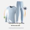 2025 Autumn Winter Cotton-Modal Couple's Warm Underwear Set
