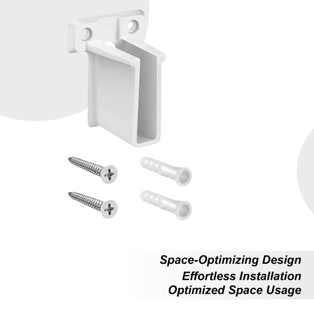 Drapery Rod Bracket For RV High-Strength Furniture Accessories Drape Rod Bracket Hardware For Touring Camping Travel Vacation