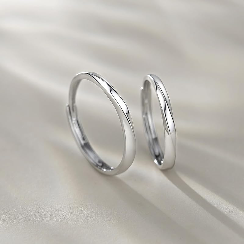 [FANCIME] platinum ring men's ring Pt950 pairing adjustable engagement ring wedding ring shine couple Comes with gift wrapping Christmas birthday