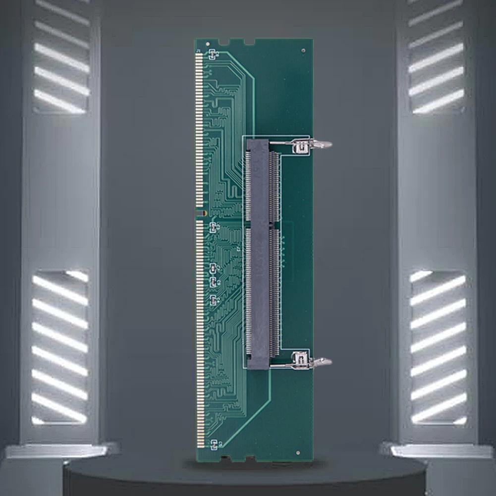 Universal Laptop To Desktop Memory Adapter Card Compatible with DDR3 DDR4 DDR5 SO-DIMM To PC DIMM Connection