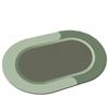 Simple Oval Square Diatom Mud Absorbent Foot Mat Bathroom Non-slip Mat Toilet Door Mat Quick Dry