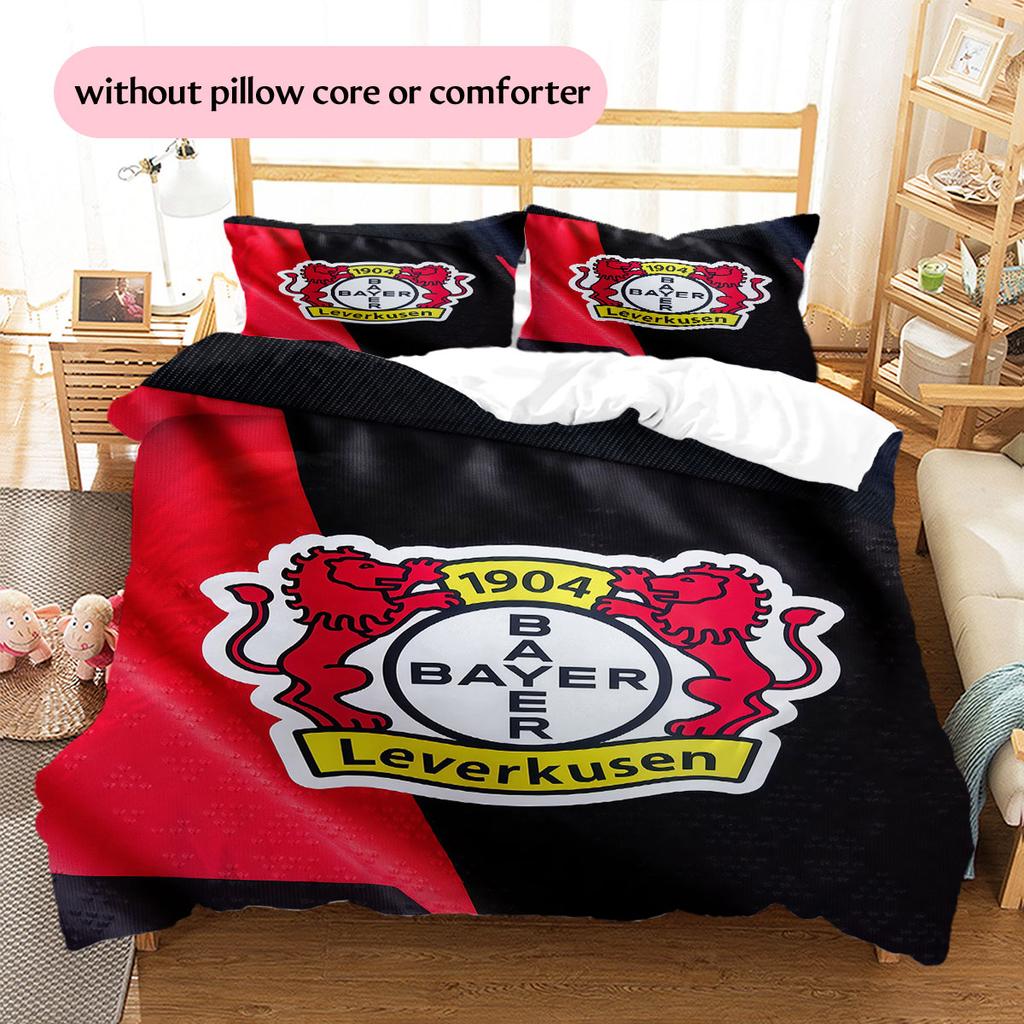 Leverkusen 04 Pattern Bedding Home Decoration Birthday Gift ( 1 Duvet Cover + 2 Pillowcase, Without Core),fan Merchandise.