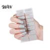 Nail Polish Strip Glitter Strips with File Easy Apply Remove Self Adhesive Women DIY Full Sticker Home Manicure Art Decoration Wrap Peel Stick Nails