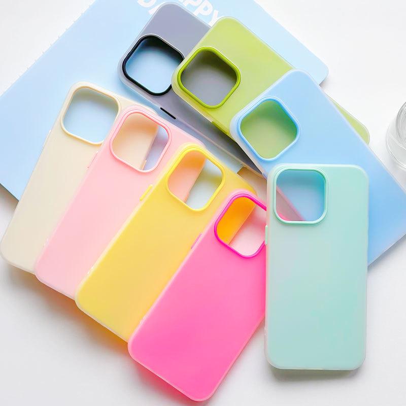 Zhitai Apple iPhone 14 Pro Max Jelly Skin Case, Compatible with iPhone 15, 12, 11 - Solid Color