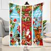 Merry Christmas Santa Claus Blankets are suitable for living rooms, bedrooms, camping, and other places, making them an ideal choice for gifts.