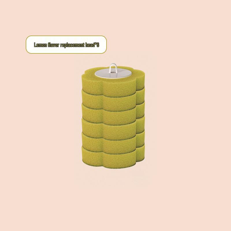 

2025 Одноразовая туалетная щетка без мертвых зон и сменная головка-губка