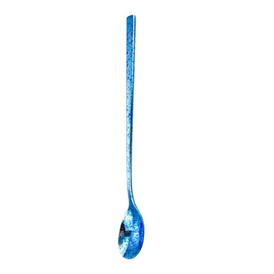 Stirring Spoon Extended Handle Titanium Stirring Spoon Milk Tea Coffee Dessert Ice Cocktail Spoon Kitchen Tool