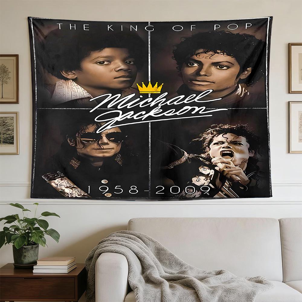 Moonwalk Dance Legend Large Wall Tapestry,Ideal for Office Backdrops, Holiday Gifts, Home Decor (Living Room, Bedroom, Dorm, Parties), and Outdoor Cel