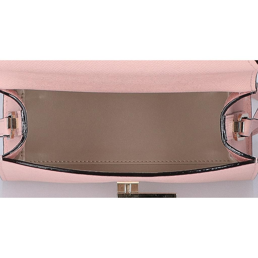Valextra Excellent condition Micro Iside soft calfskin 2-way handbag Shoulder bag Pink Peonia/GDHardwareUsed