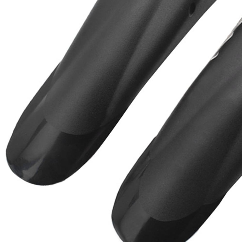 2Pcs Front Rear Set Bike Mudguards Black Easy To Install Adjustable Bicycle Mudguards Rainproof for 12/14/16/18/20 Inch Bikes