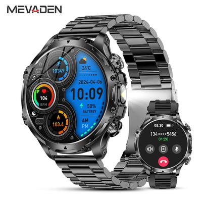 MEVADEN Nuovo orologio intelligente Bluetooth da uomo da 1,85 pollici con chiamata, fitness tracker, cardiofrequenzimetro, smartwatch per Android IOS 700 mAh