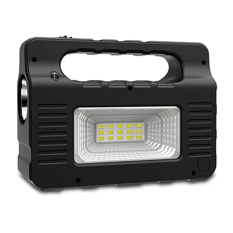 Solar Panel with 3pcs LED Bulb Highlight Power Generator Kit Energy Saving Solars Lighting with FM Radio for Outdoor Camping