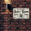 Personalized Art Studio Iron Sign 8x12 Inch Custom Text Metal Plaque Decor Gift for Artist Educator