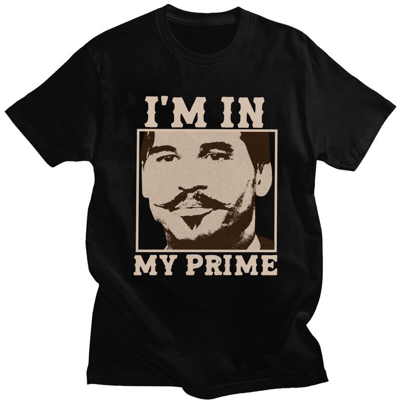 

Custom Male Doc Holiday I m In My Prime T Shirts Short Sleeves Cotton Tshirts T-shirt Casual Tee Clothes - Men s Summer Cotto... 5XL різнокольоровий