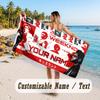 Custom Name Large Beach Towel,The Weeknd Quick Absorbent Towel For Outdoor Travel Poolside