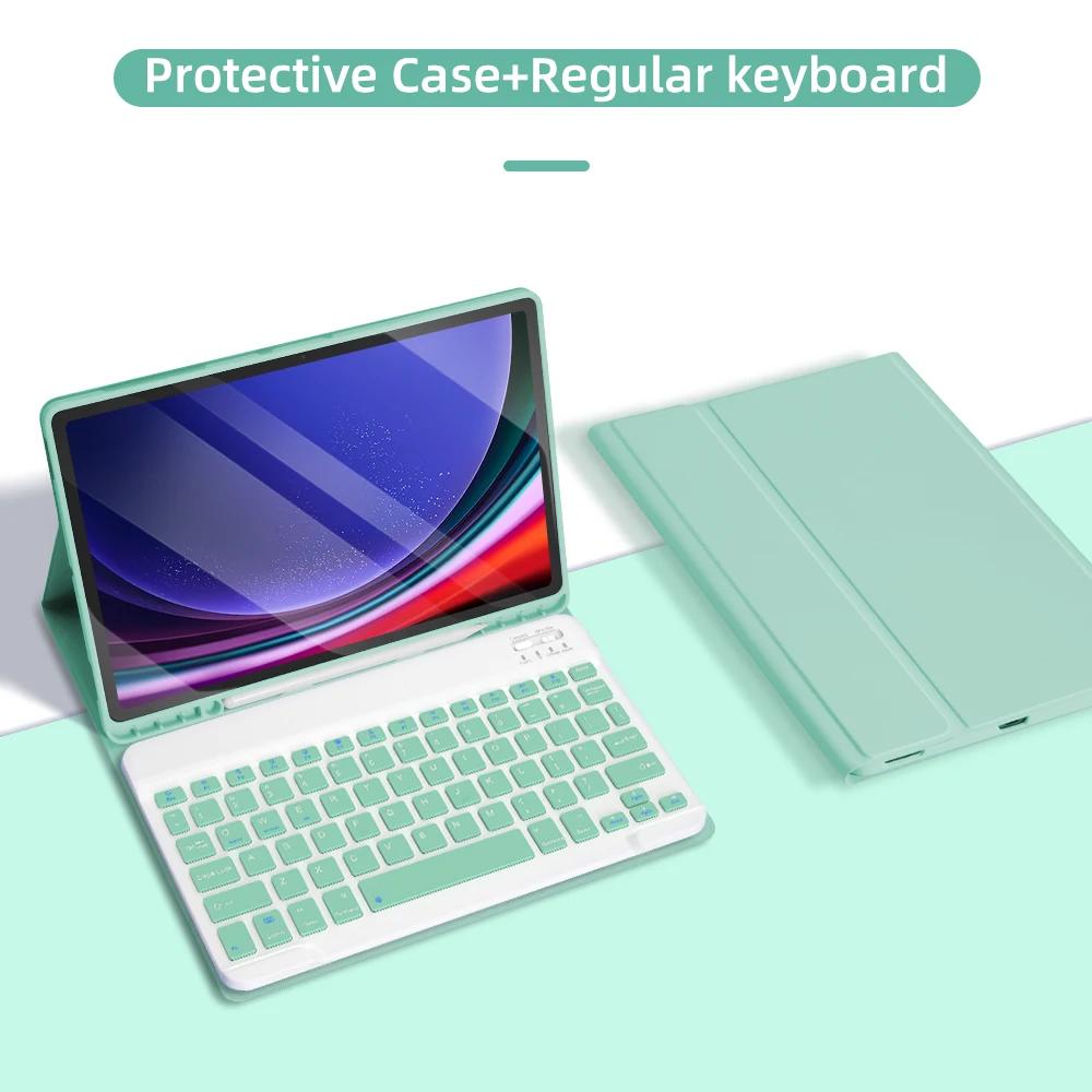 Keyboard Case for Samsung Galaxy Tab S10 Lite 10.9 Inch SM-X400 X406B Bluetooth Keyboard Cover for Tab S10 Lite Case Funda