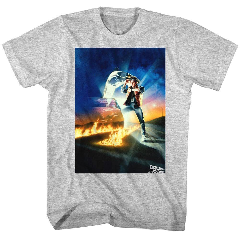 Back to The Future Vintage Movie Poster Men T Shirt XXL