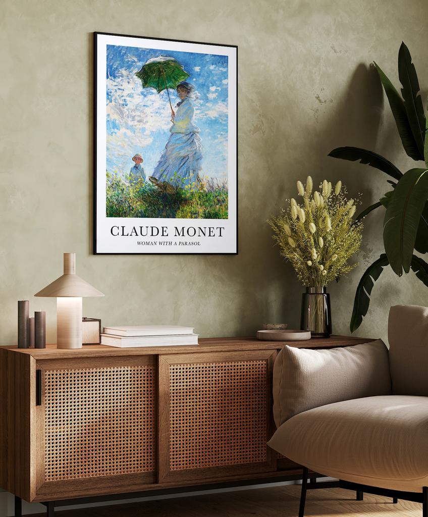 Poster Claude Monet Umbrella