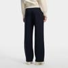 FILA White Simple Classic Versatile Comfortable Basic Knit Casual Pants Women bottoms Legendary-Blue F11W613602FNV