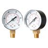Pressure Gauge 0- 0-60psi High Strength Steel Bezel Compressor Air Water Oil Gas Measurement Pressure Gauge