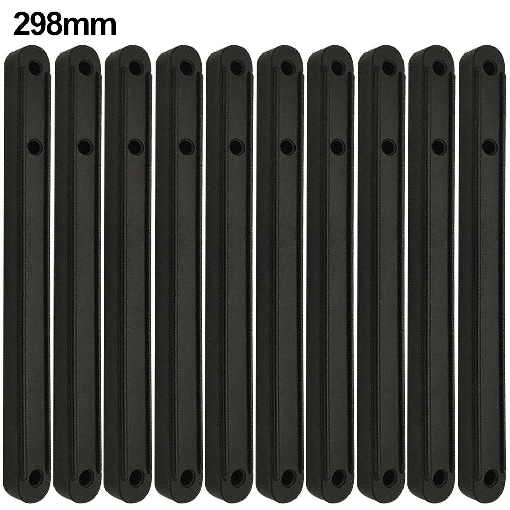10Pcs Draw Rail Plastic Drawer Slides 180/235/298mm Draw Runners Replacement Drawer Runners Wardrobe Guide Rail Skidway
