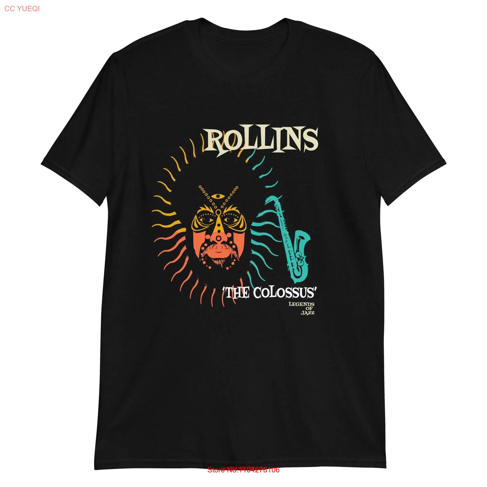 

Sonny Rollins Jazz Unofficial T Shirt long or short sleeves 5XL різнокольоровий