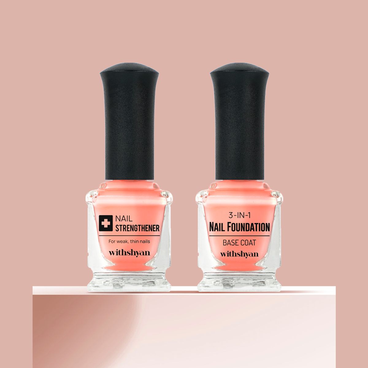 Nail Vertical Line Care 2-Piece Set (Cover Base Coat / Nail Nourishing Serum)