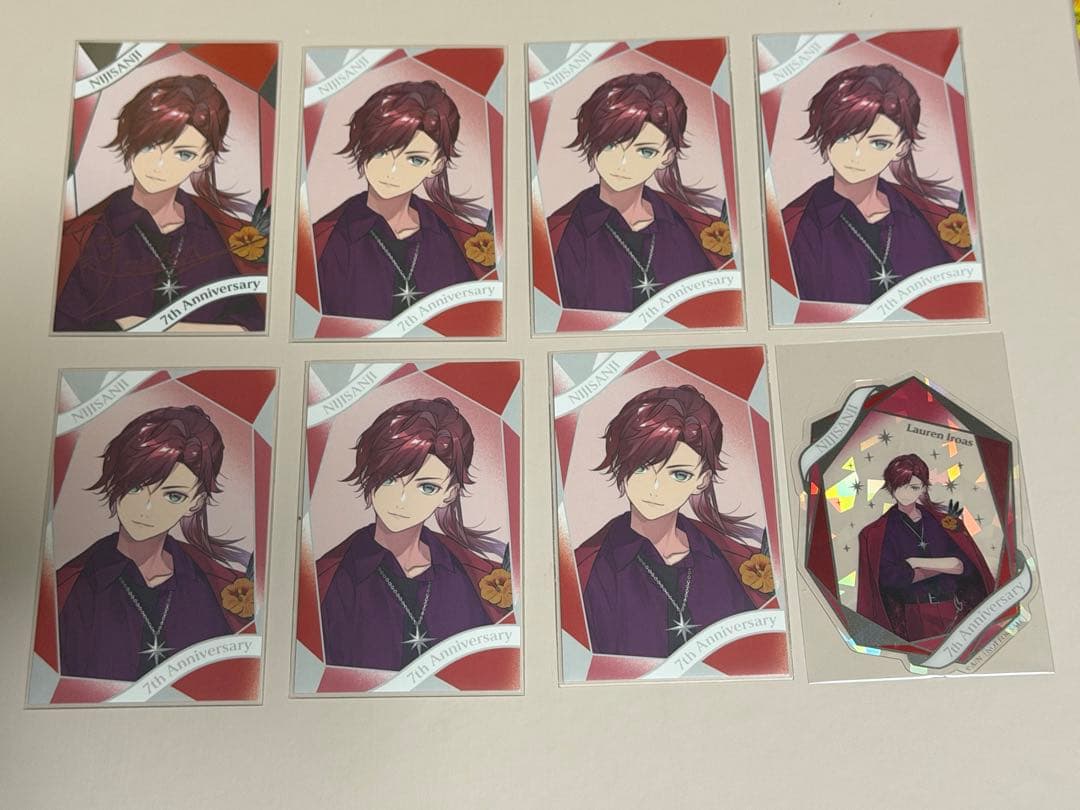 [USED] Nijisanji 7th Anniversary Instax-style card bonus foil stamping: Lauren Iroas