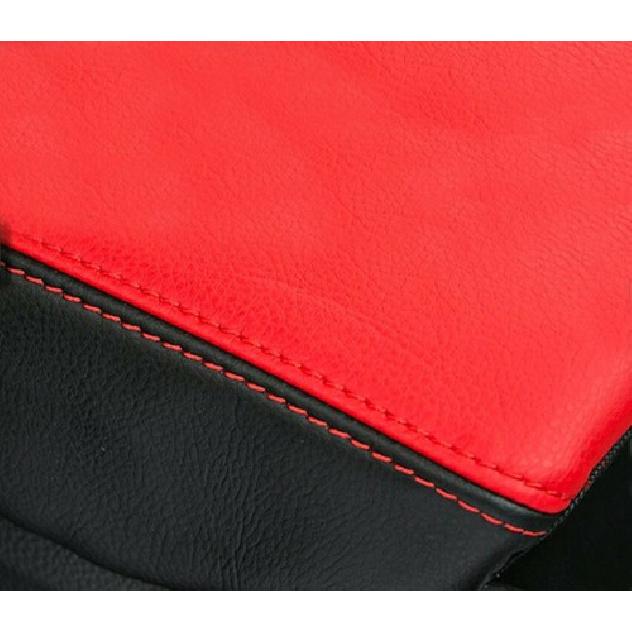 Fit For Honda Accord 2018- Red Interior Car Armrest Box PU Leather Pad Cover