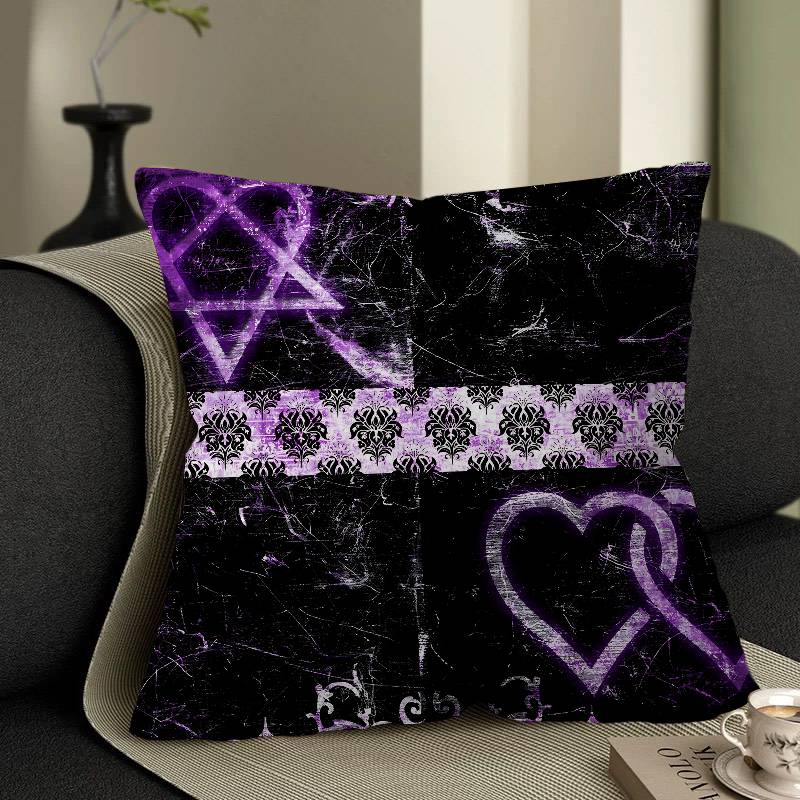Rock Band H-Him Pillow Cover For Bedroom Room And Living Room Sofa Decorative Cushion Cover