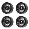 4pcs 1.9 Inch RC Metal Beadlock 8 Round Hole Wheel   Hubs for   SCX10 90046 RC 1Celsius10 Car