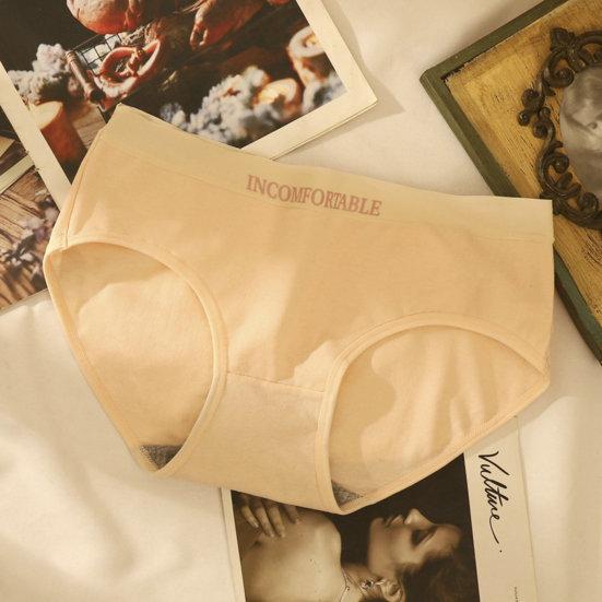 

Мода Средний подъем Поглощение пота Женщины Трусы Сшивание Цвет Эластичный хлопок Внутри Одежда XL