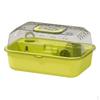 Hamster Cage with Wheel, Syrian Cage, Double Layer Spacious Tray, Portable Travel Case, Easy