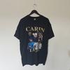 Carin Leon Tour T-Shirt Black Mens Large Double Sided Graphic Print Band Tee
