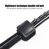 2pcs Fishing Rod Tie Holder Strap Suspenders Fastener Tie Belt Rubber Fish Pole Tip Cover Fishing Tackle Accessories